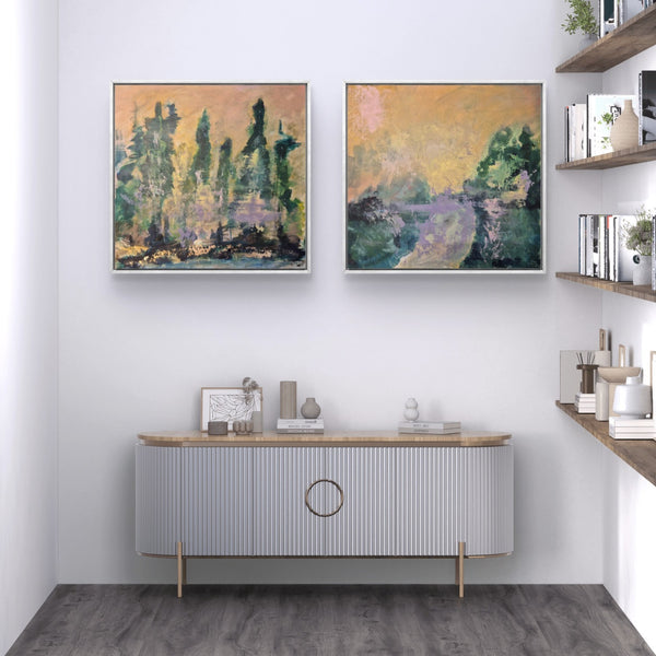 Natur im Einklang (Diptychon)