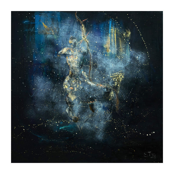 Schütze – Original-Kunstwerk aus der Serie ART of ZODIAC von Sandra Thaler