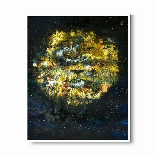 Löwe – Limitierter Fine-Art-Print von Sandra Thaler
