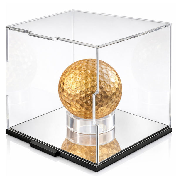 Golden Lakeball – Original-Kunstobjekt von Sandra Thaler