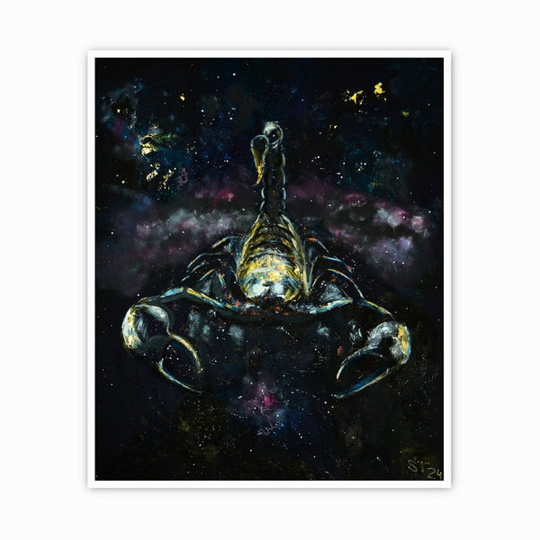 Skorpion – Limitierter Fine-Art-Print von Sandra Thaler