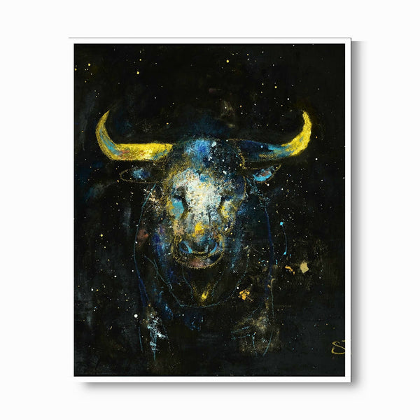 Stier – Limitierter Fine-Art-Print von Sandra Thaler