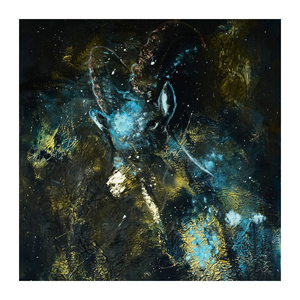 Steinbock – Original-Kunstwerk aus der Serie ART of ZODIAC von Sandra Thaler